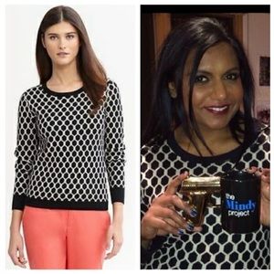 Banana Republic Cashmere Cotton Honeycomb Sweater